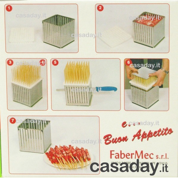 CUBO TAGLIASPIEDINI ARROSTICINI K100 